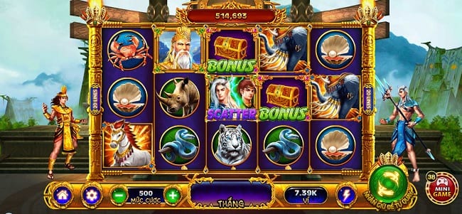 Tham gia trận đánh Game Slot Sơn Tinh Thủy Tinh nhận ngay tiền tỷ
