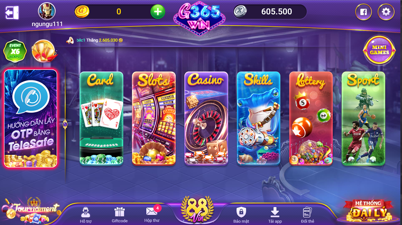 G365win – Khám phá kho game bài đổi thưởng ấn tượng nhất hiện nay