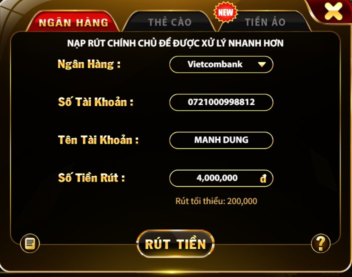 Rút tiền không giới hạn chỉ có tại Yo88