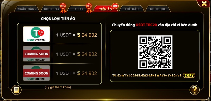 Top88 nạp tiền nhanh