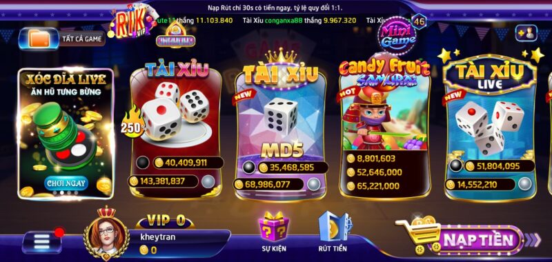 Rikvip cổng game giải trí an toàn