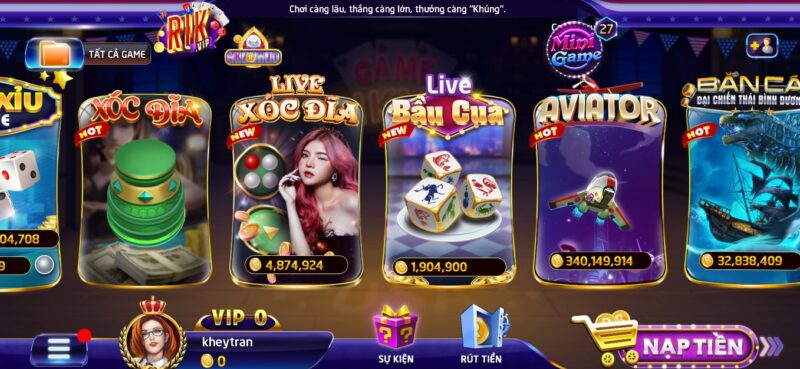 Rikvip cổng game giải trí an toàn và uy tín nhất