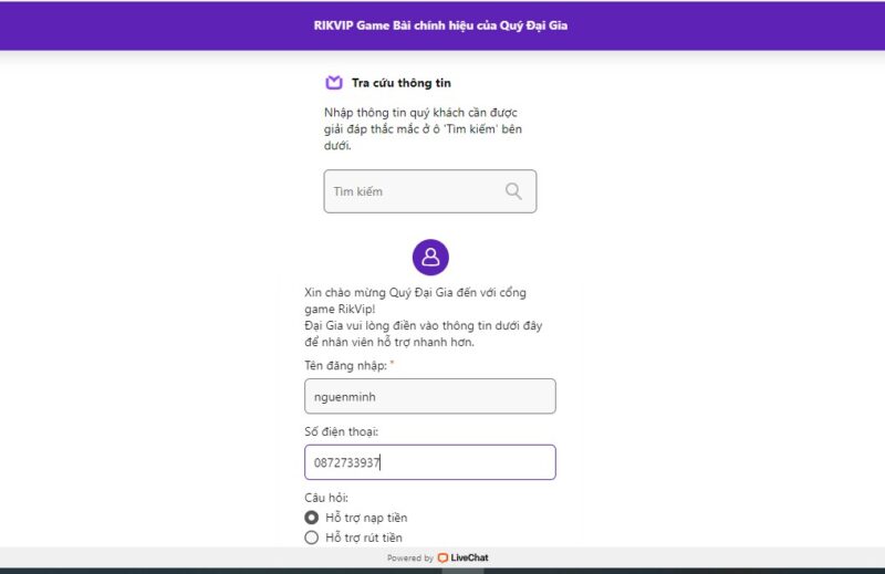 Rikvip cổng game đổi thưởng an toàn
