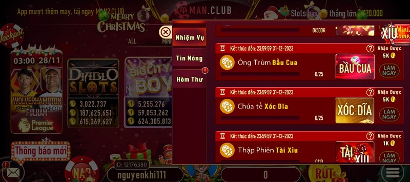 Man Club sự kiện