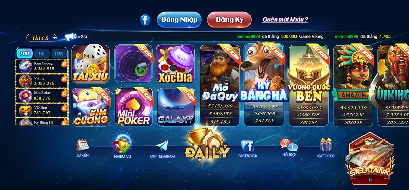 Kho game hấp dẫn được cập nhật liên tục