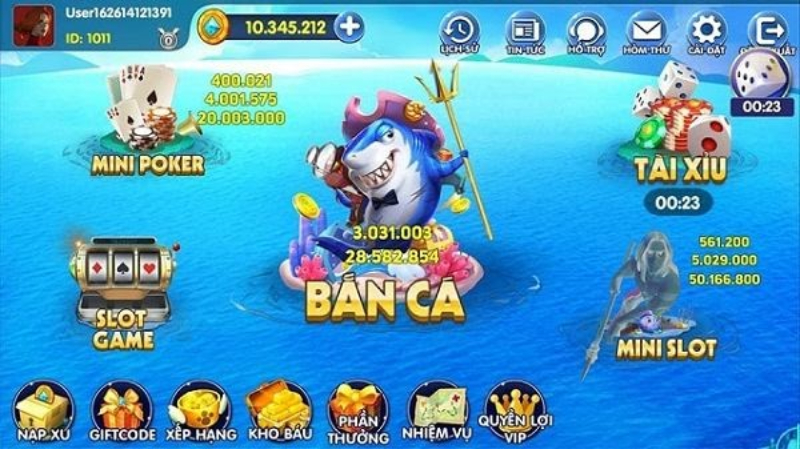 Game bắn cá 365 – Chơi cực vui trúng ngay tiền tỷ trong nháy mắt
