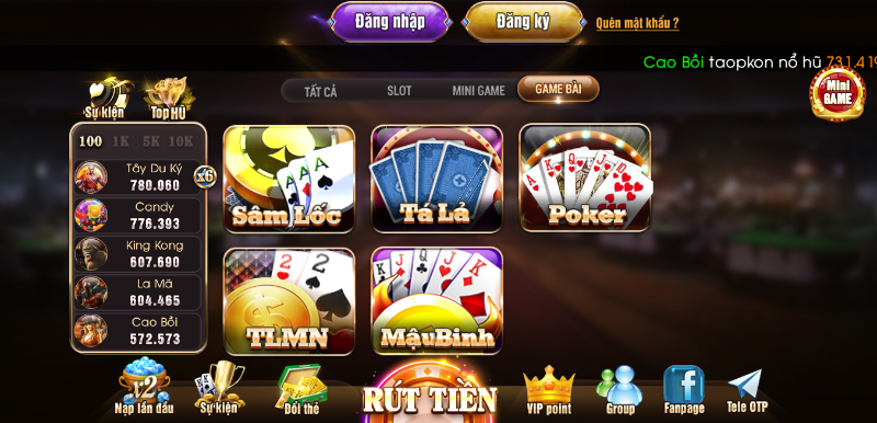 Game bài hiện đại