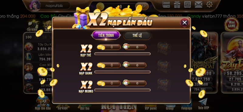 Cách nạp tiền cho tài khoản game