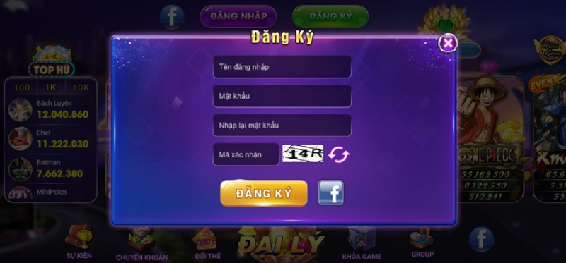 Tạo tài khoản chơi game mới