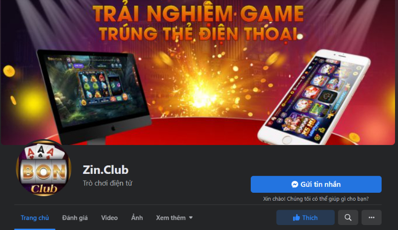 Fanpage cổng game