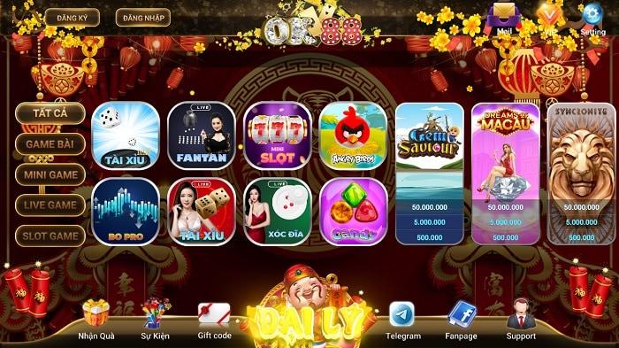 Đánh giá về cổng game Ok88