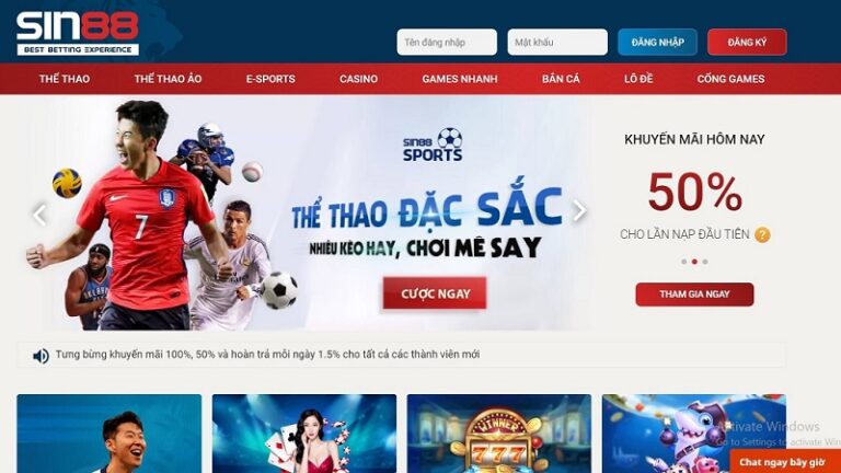 Sin88 Giftcode - Tặng ngay mã code cực sốc