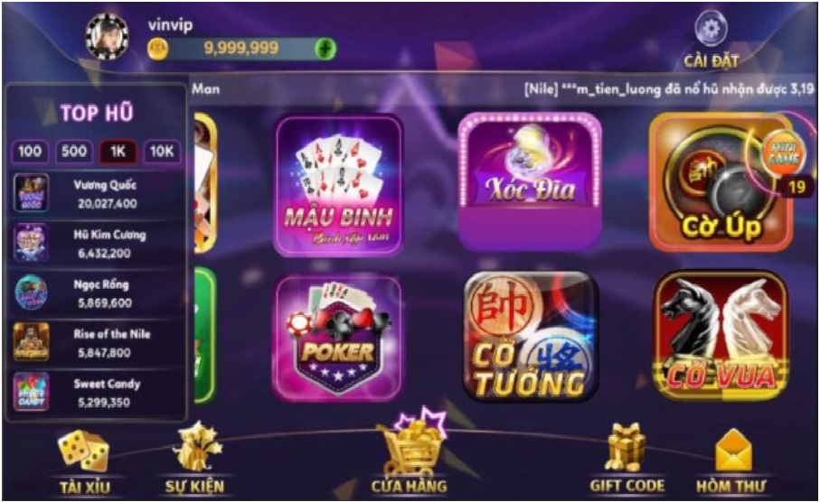 Game nổ hũ Vin88 Sân chơi nhất định phải thử một lần 