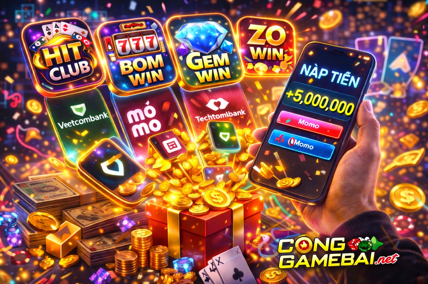 Hướng Dẫn Nạp Tiền Game Bài Đổi Thưởng An Toàn 2026 – Nhanh, Không Lỗi